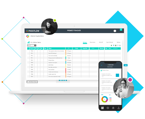 PhixFlow Low-Code: Your applications on multiple devices