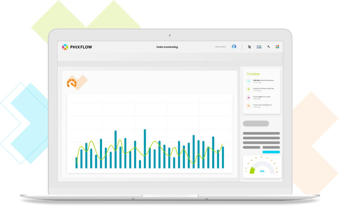 PhixFlow Low-Code: Monitor every step of your business processes