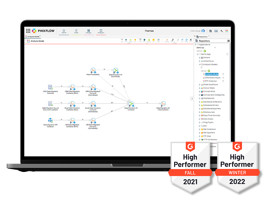 PhixFlow Low-Code Data Migration